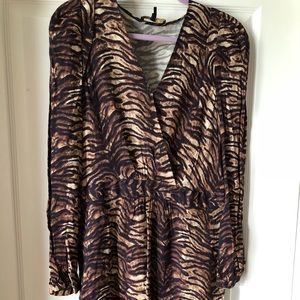 NWOT Maje Animal Print Dress